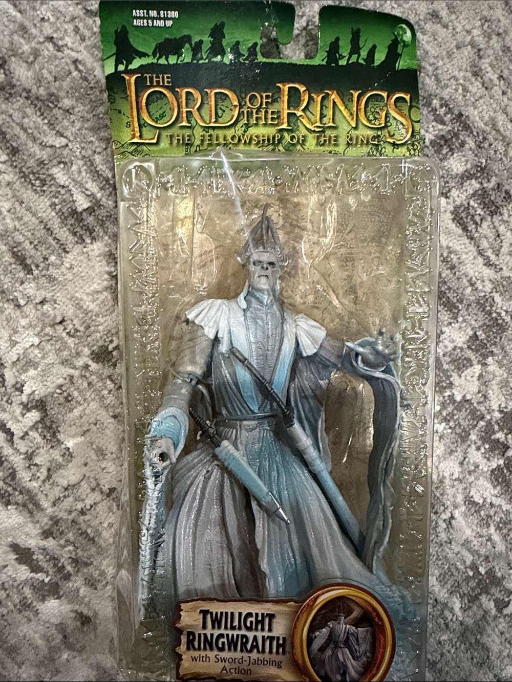 The Lord of the Rings Twilight Ringwraith Action Figure — Gray & Light Blue
